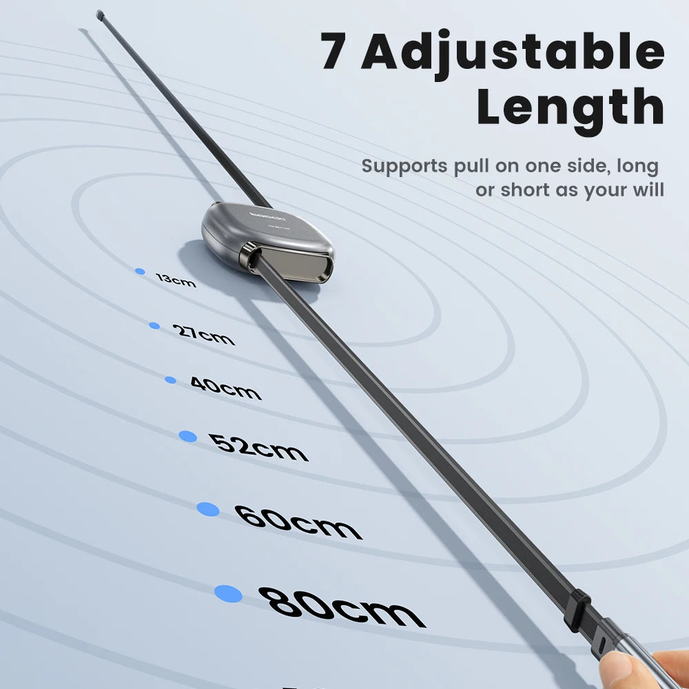 Toocki 27W Retractable USB-C to Lightning Cable