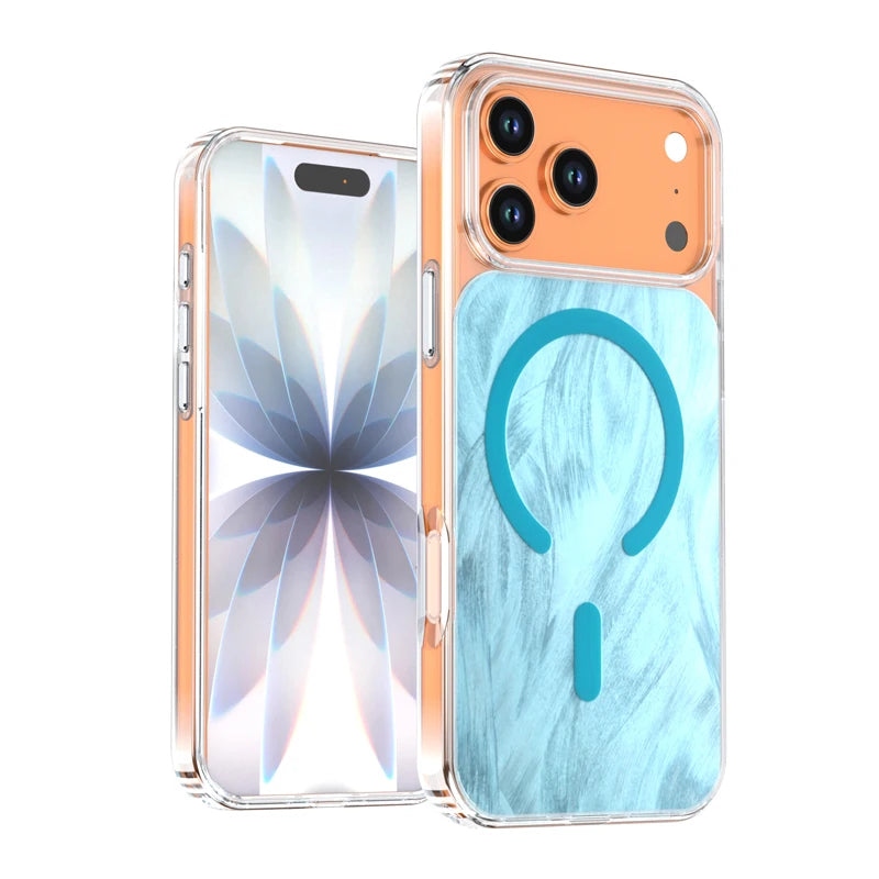MagSafe Compatible Crystal Fox Tail Case for iPhone 17 Series