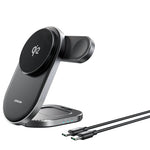 3-IN-1 Charger with Qi2 technology on a white background