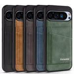 Google Pixel 10 Series Protective PU Leather Case with Card Slot