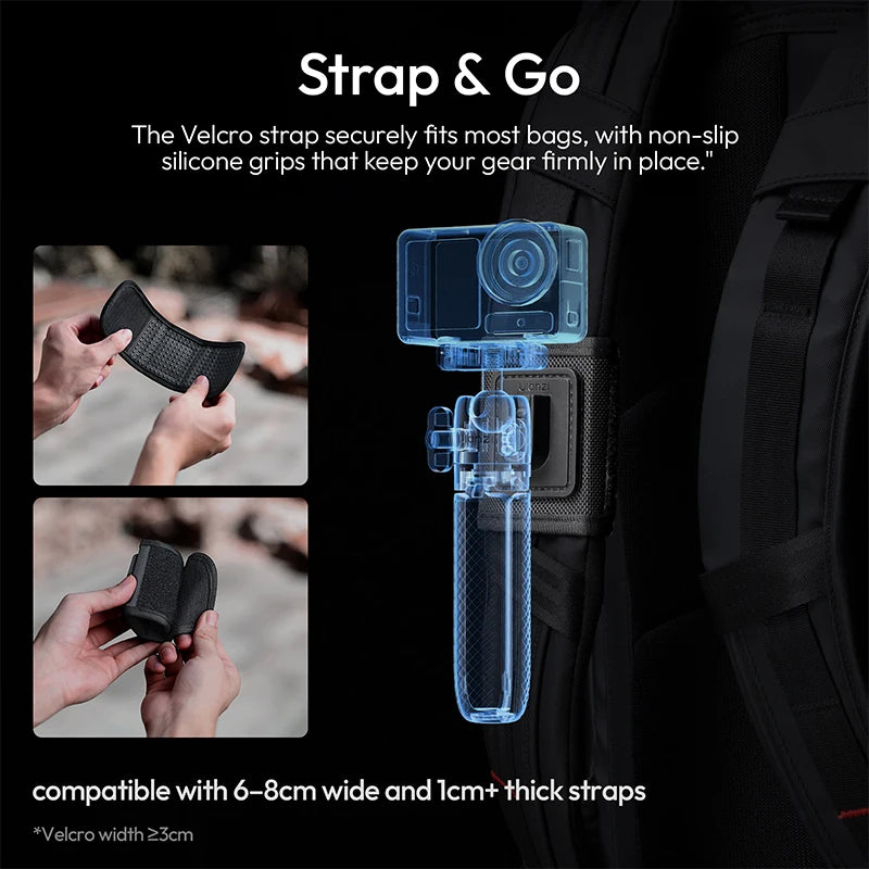 Ulanzi MT66 ClipMate Tripod with Action Connector and Velcro Strap