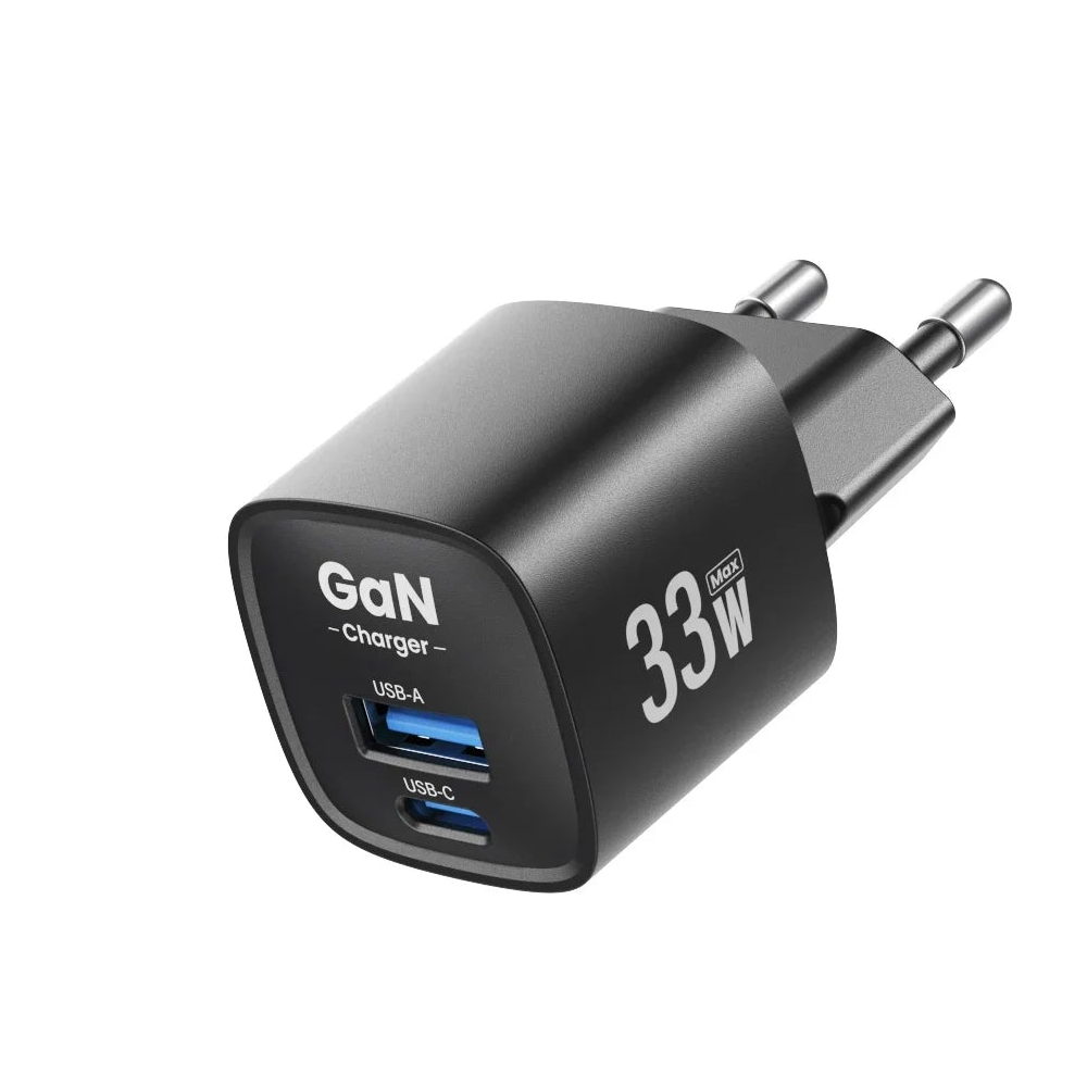 Asometech 33W GaN Fast Charger with Dual USB-C Ports