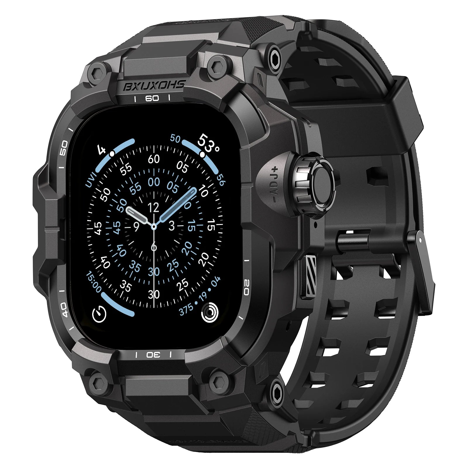 Tactical Protective Case with Band for Apple Watch