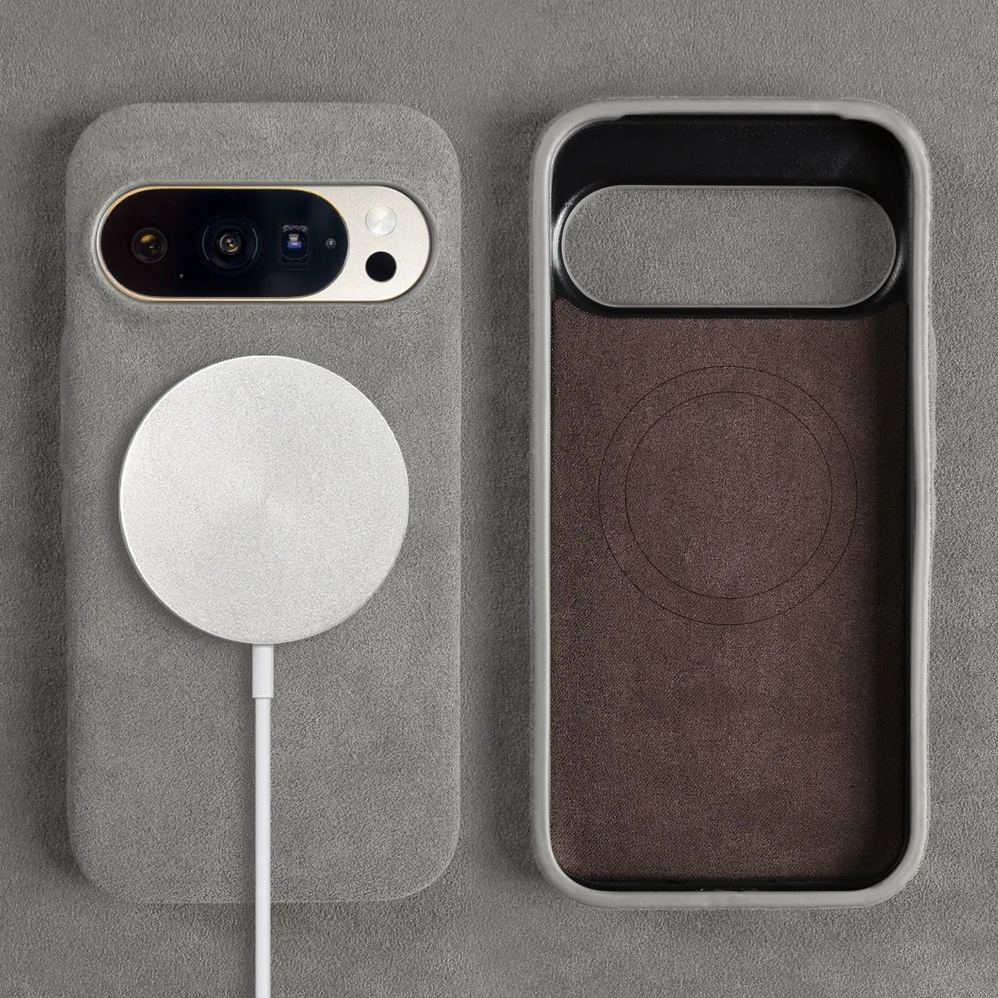 Premium Alcantara Leather Magnetic Case for Google Pixel 9 Series