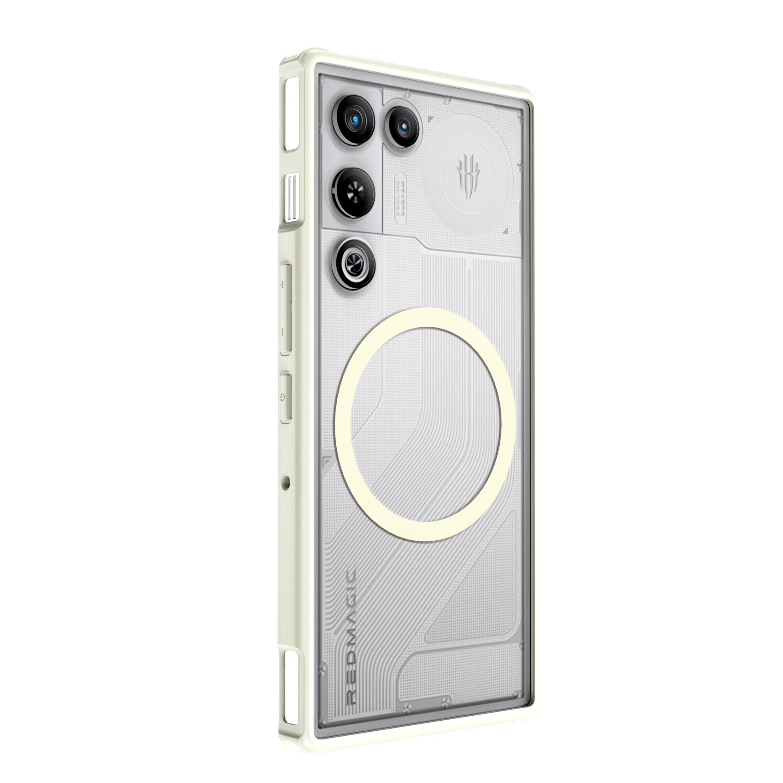 Semi-Transparent Magnetic Case for ZTE Nubia Red Magic 11 Air