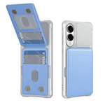 Samsung Galaxy S25 Edge Leather Wallet Case with Card Holder