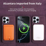 Luxury Full-Wrapped Alcantara MagSafe Case for iPhone 16 Series