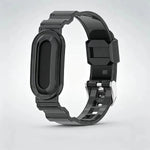 Transparent Protective Case with Adjustable Silicone Band for Google Fitbit Air
