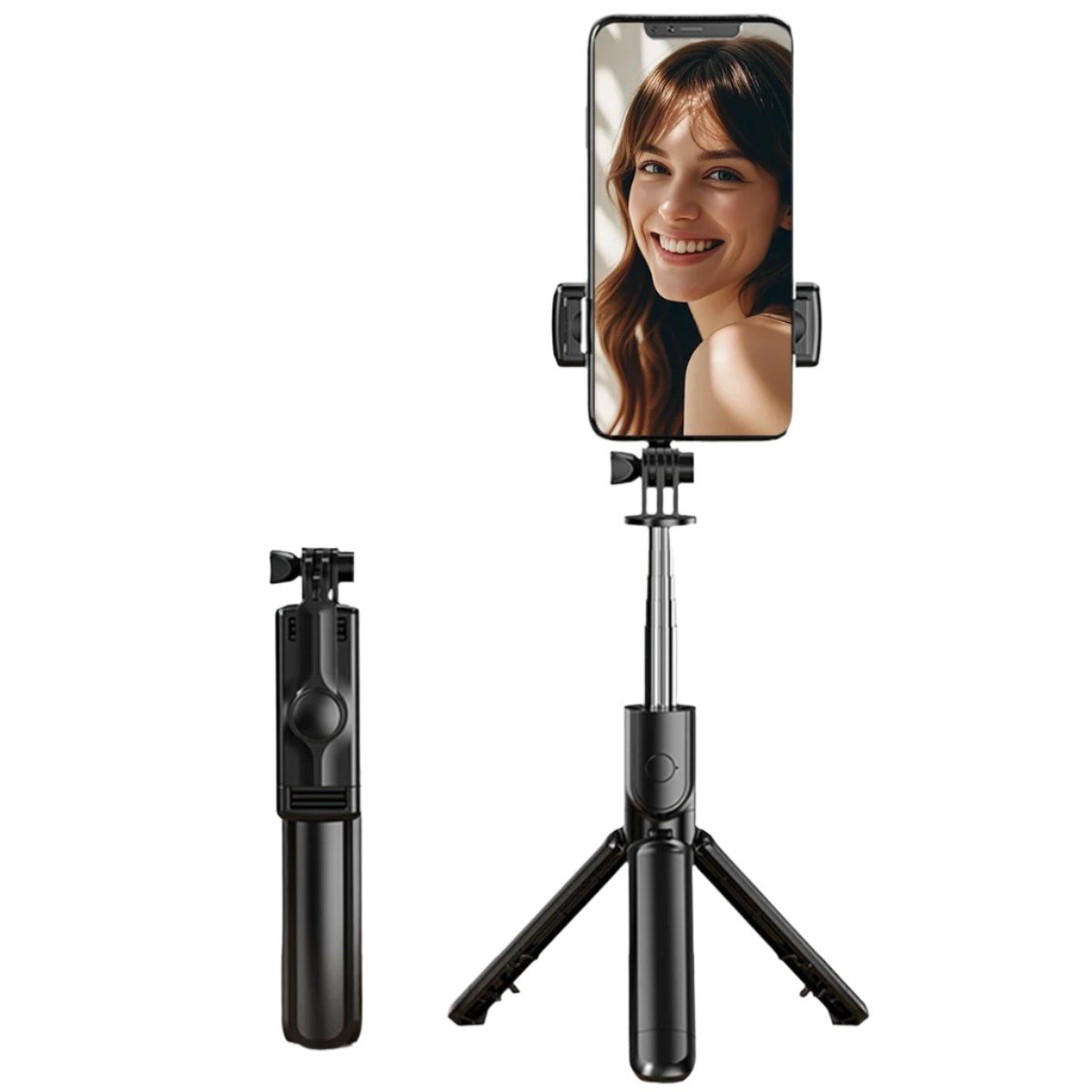 Fonken Portable Selfie Stick & Tripod with Bluetooth Remote