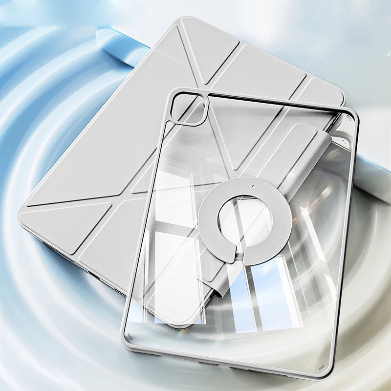 iPad Air M3 (2025) Slim Trifold Stand Case with Strong Magnetic Attachment