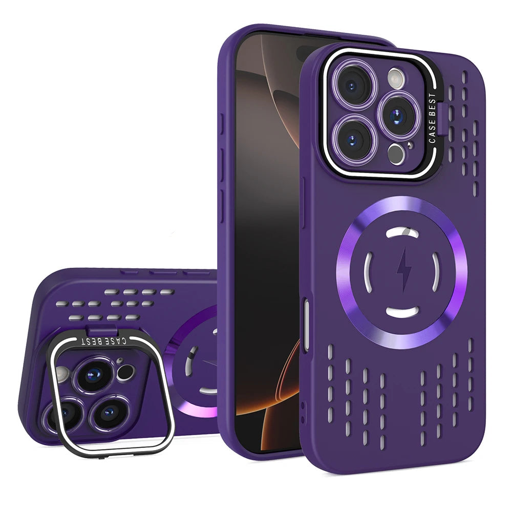 iPhone 16 Series Heat Dissipation MagSafe Case with Camera Protector