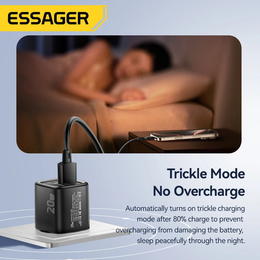 Essager 20W USB-C PD Fast Charger
