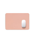 Premium Solid-Color Leather Mouse Pad