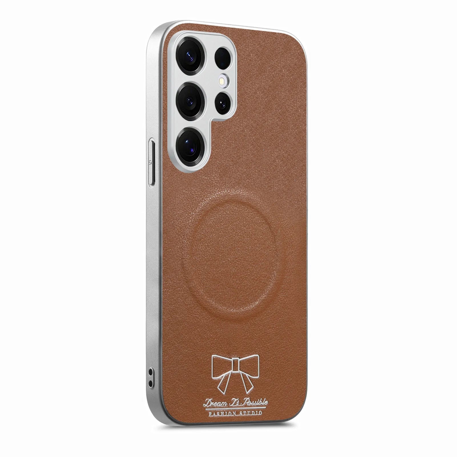Elegant Bow Graphic Magnetic Leather Case for Samsung Galaxy
