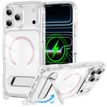 Clear Acrylic MagSafe Case with Kickstand for iPhone 17 Series