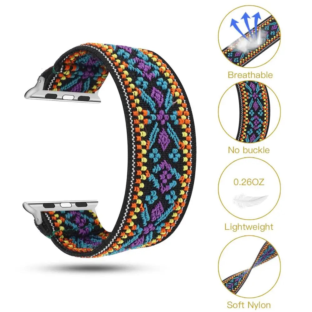 Elastic Solo Loop Band for Apple Watch