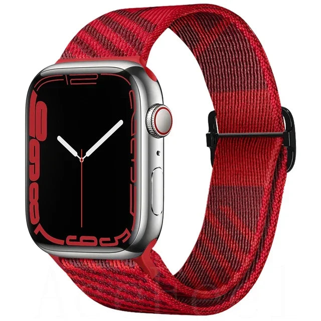 Adjustable Nylon Loop Strap for Apple Watch