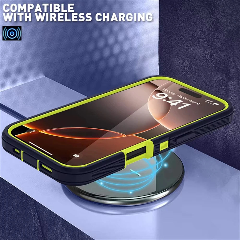 Armor Shockproof Defender Case for iPhone 16 Series
