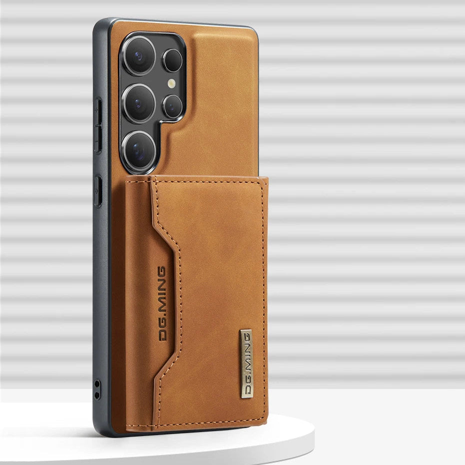 2-in-1 Detachable Magnetic Wallet Leather Case for Samsung Galaxy S25 Series