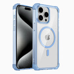 Shockproof Armor Transparent MagSafe Case for iPhone 15 Series