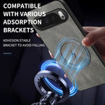 Luxury Shockproof Leather Magnetic Case for Google Pixel 10 Series