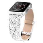 Luxury Shiny Glitter Leather Strap for Apple Watch