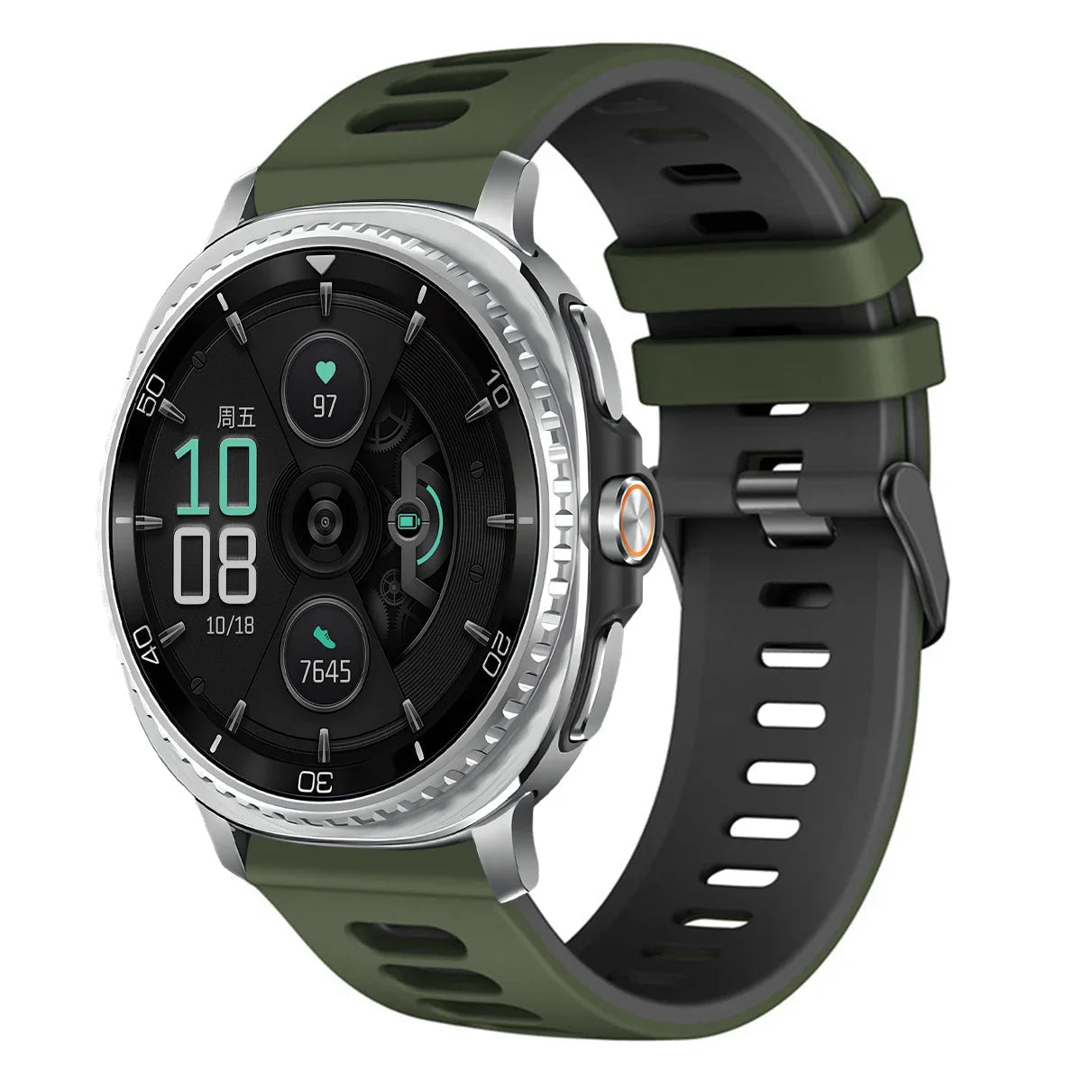 Durable No-Gap Sport Silicone Wristband for Samsung Galaxy Watch 8 & Galaxy Watch 8 Classic