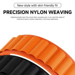Breathable Nylon Weave Watch Band with Metal C-Hook Closure for Samsung Galaxy Watch Ultra 2