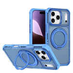 Matte Translucent MagSafe Case with 360° Rotatable Kickstand for iPhone 17 Series