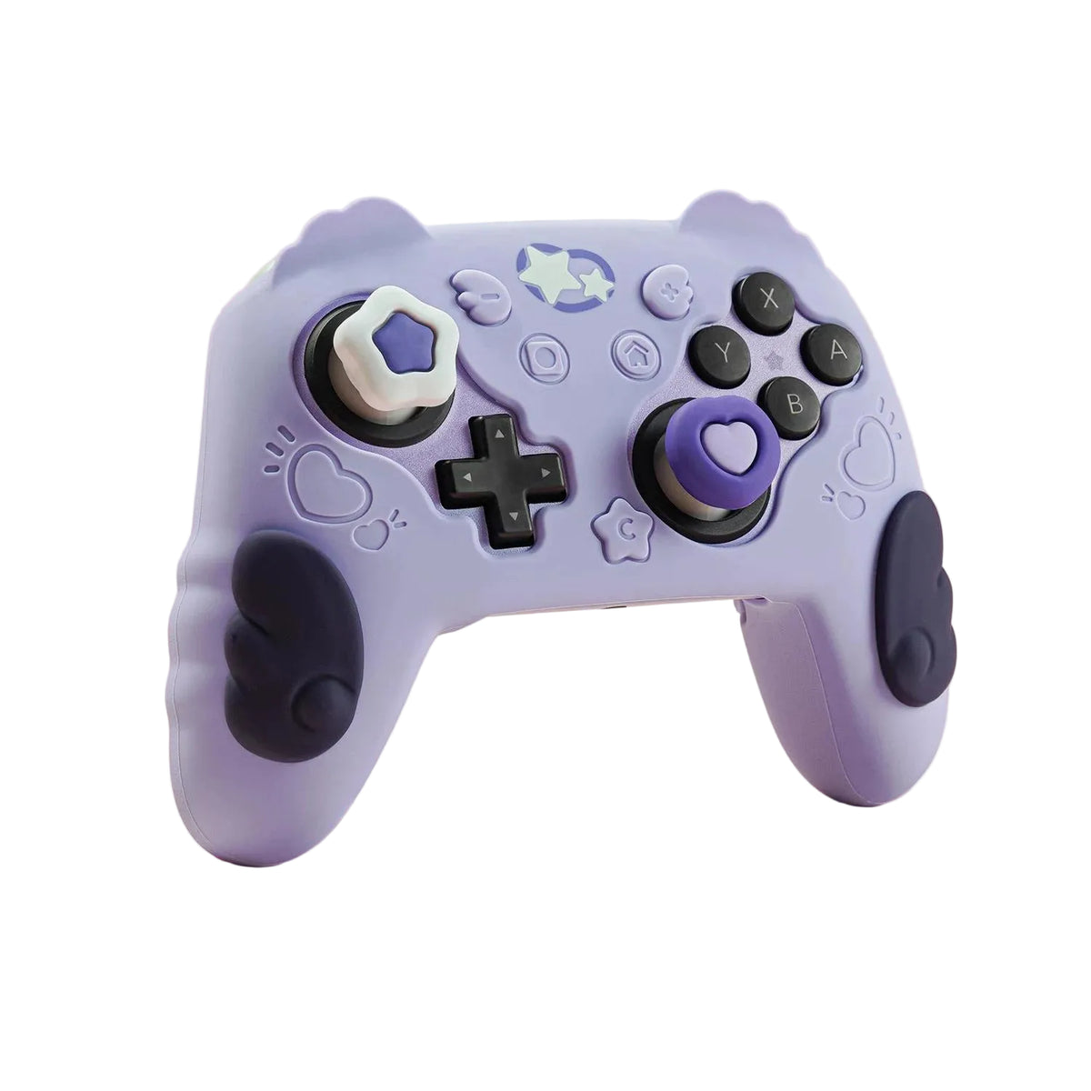 Cute Wing Silicone Case with Thumb Grip Caps for Nintendo Switch 2 Pro Controller