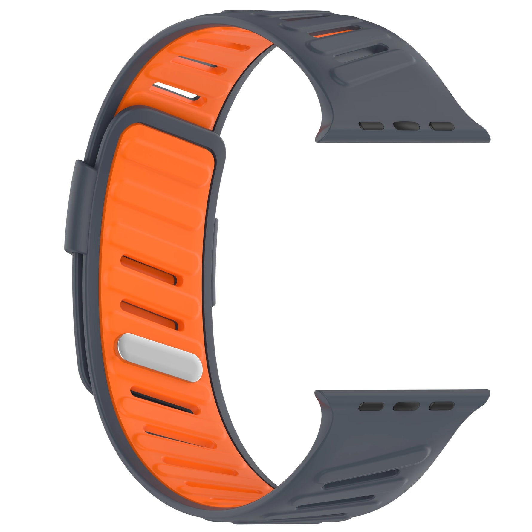 Silicone Slanted Buckle Sport Band for Apple Watch