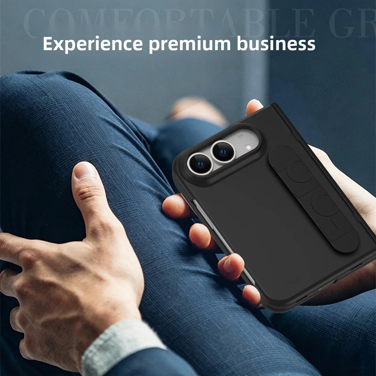 Shockproof Wristband Case with Raised Lens Protection for iPhone Duo