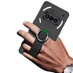 Nothing Phone 3a Hard PC Case with Finger Ring & Elastic Wrist Strap