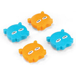 Cute Sleepy Octopus Silicone Joystick Caps for Nintendo Switch