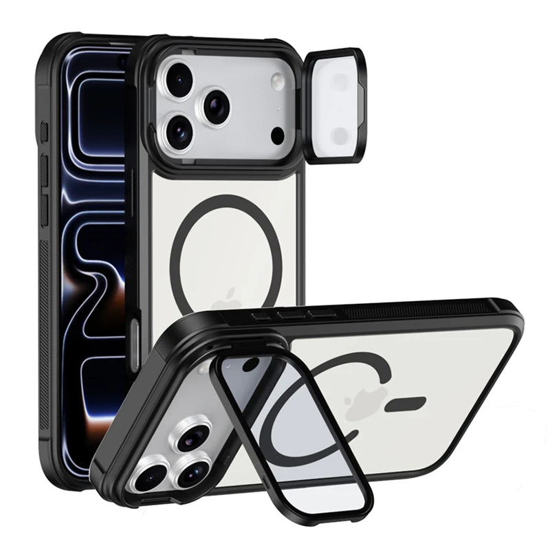 Premium MagSafe Case with Glass Camera Lens Protection for iPhone 17 Series