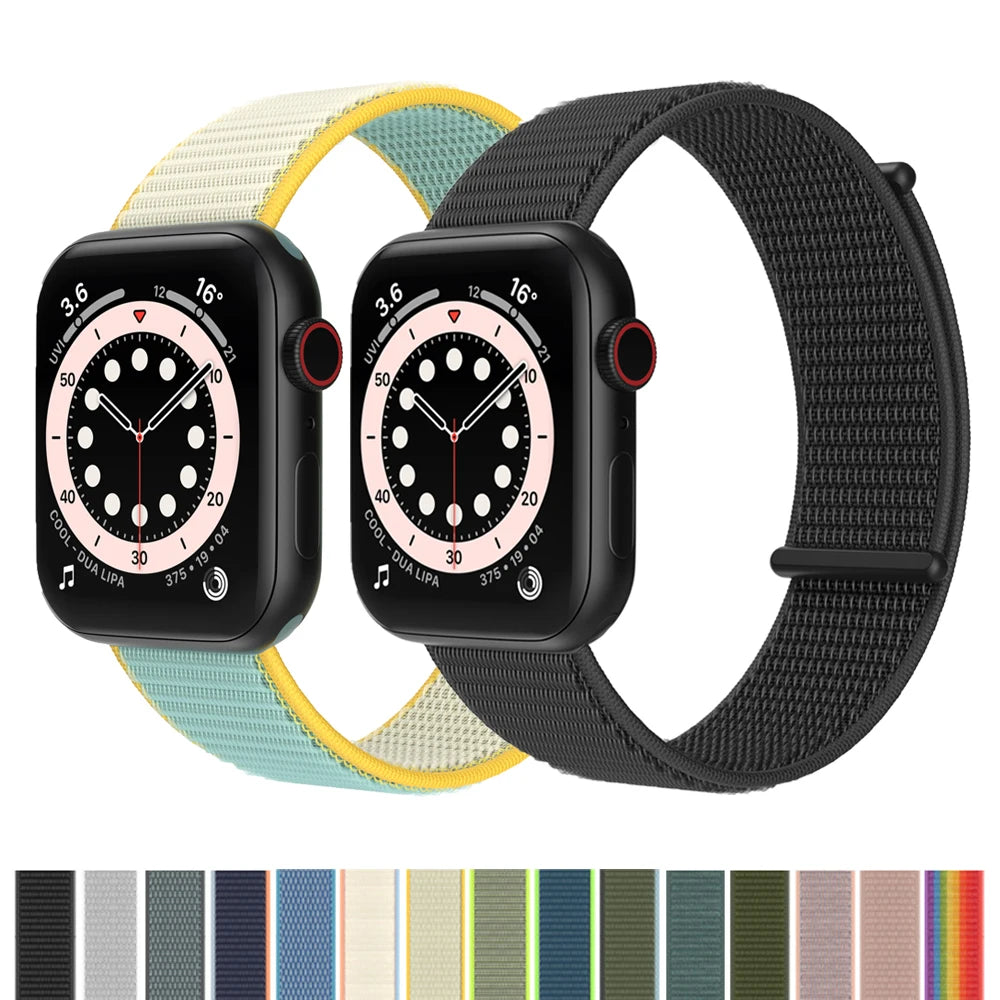 Comfort-Fit Nylon Strap for Apple Watch