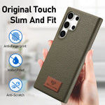 Premium Leather Protective Case for Samsung Galaxy S25 Series