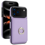 iPhone 17 Series Leather Case with Card Holder and Kickstand