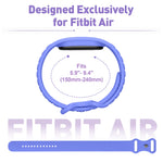 Textured Silicone Loop Strap with Adjustable Fit for Google Fitbit Air