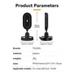 TELESIN Fabric Backpack Mount for Insta360 Go3/Go3s