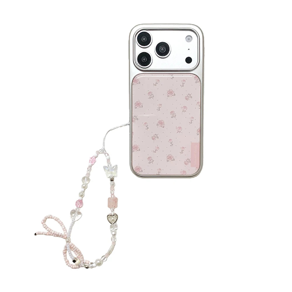 Electroplated Pink Rose Case for iPhone 17 Series