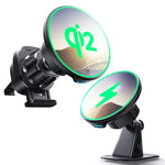 Joyroom Qi2 15W Magnetic Wireless Car Charger for Air Vent and Dashboard Mount