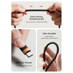 CABLETIME 60W Type-C to Type-C Quick Charge Cable