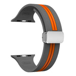 Textured Dual-Layer Band with Pin-and-Hole Adjustment for Apple Watch