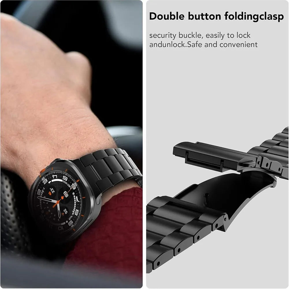 Elite Stainless Steel Strap for Samsung Galaxy Watch 8 / Galaxy Watch 8 Classic