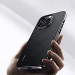 Fashion Stars Plaid Texture PU Leather Case for iPhone 16 Series