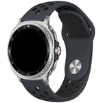 Dual Color Soft Silicone Sport Band for Samsung Galaxy Watch 8 & Galaxy Watch 8 Classic