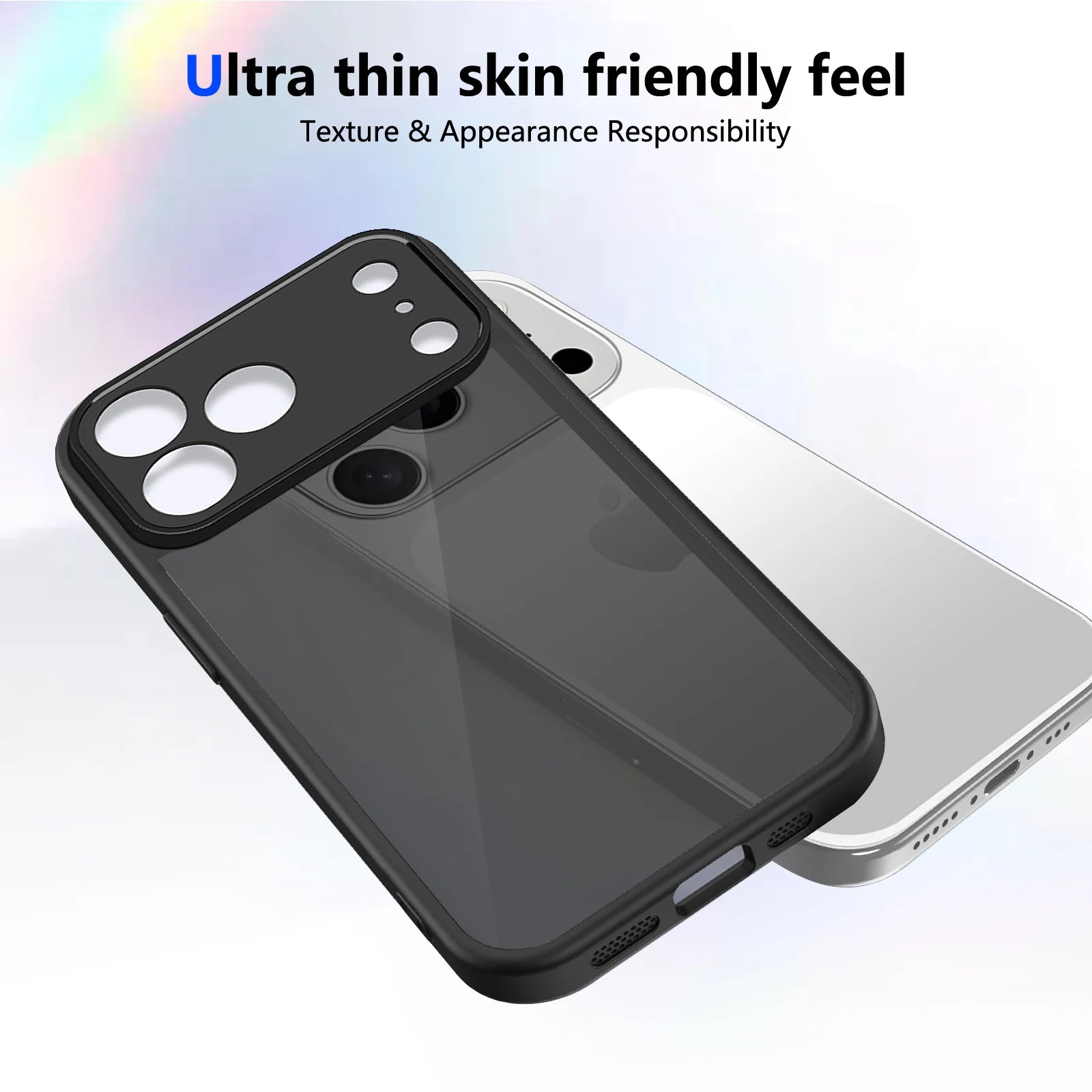 Durable Shockproof Matte Transparent Case with Camera Lens Guard for iPhone 17 Series