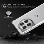 Clear Shock-Absorbing Silicone Bumper Case for OnePlus 12