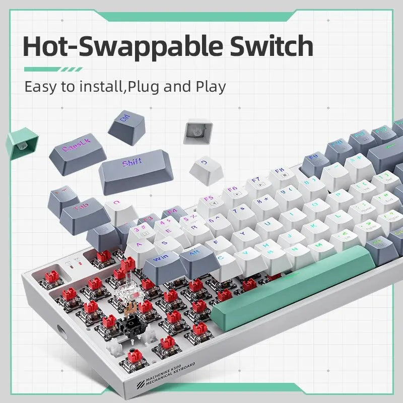 MACHENIKE K500-94 Hot-Swappable Mechanical Keyboard